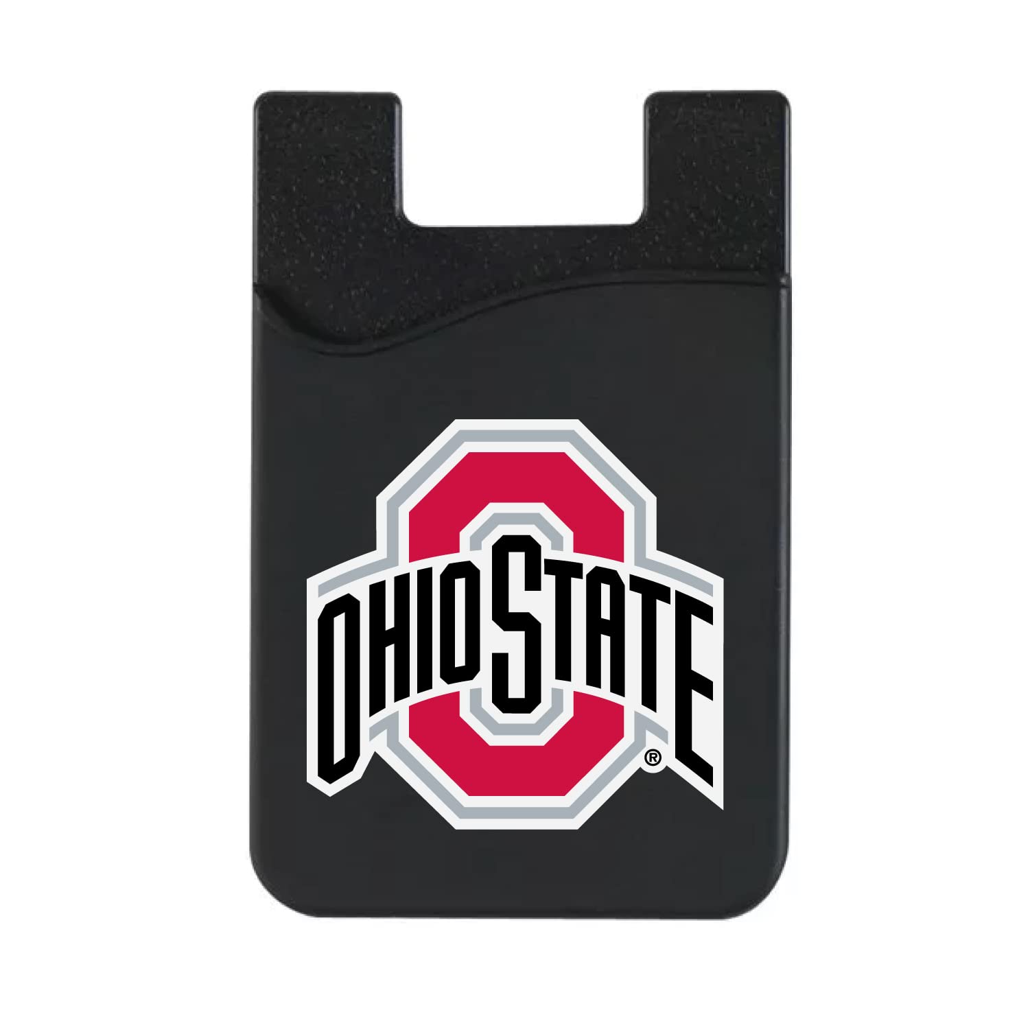 OTM Essentials Ohio State University Faux Leather Magnetic Phone Wallet Case - Slim & Lightweight Card Holder Sleeve for iPhone & Samsung (Perfect for Travel, Work & Everyday Use)
