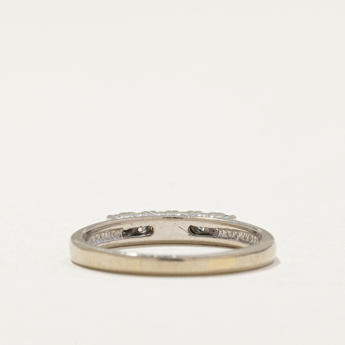 0.24ctw Semi Eternity Wedding Ring - Size 6.5 | Elegant Diamond Band for Bridal, Anniversary & Special Occasions