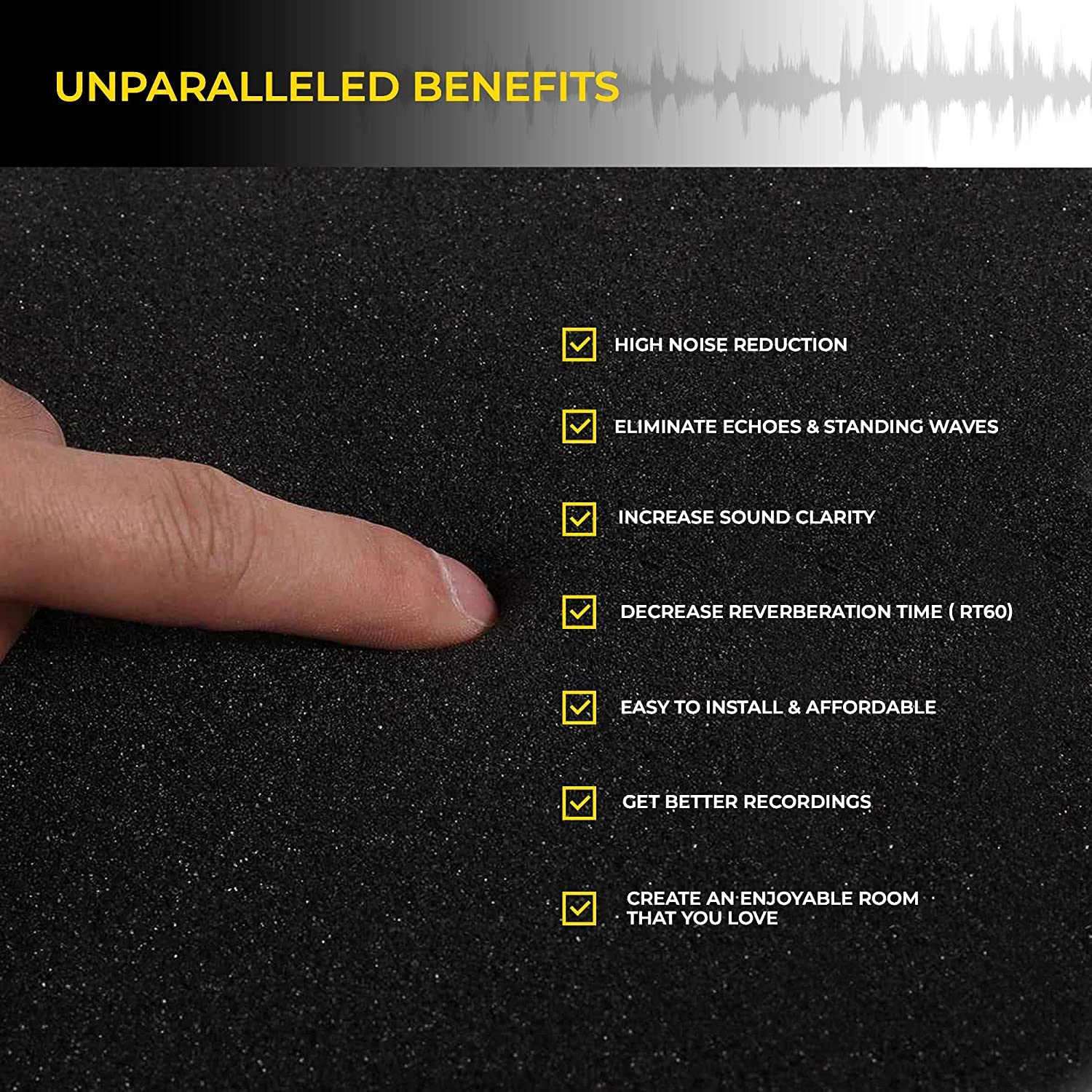 24 Pack Acoustic Foam Panels 1