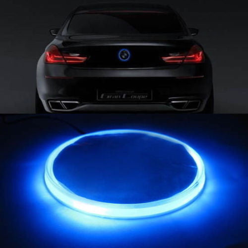 82mm Ultra Blue LED Emblem Light for BMW 1 3 5 7 Series X3 X5 X6 - Upgrade Your BMW Logo with Premium LED Backlight for Night Driving & Car Customization