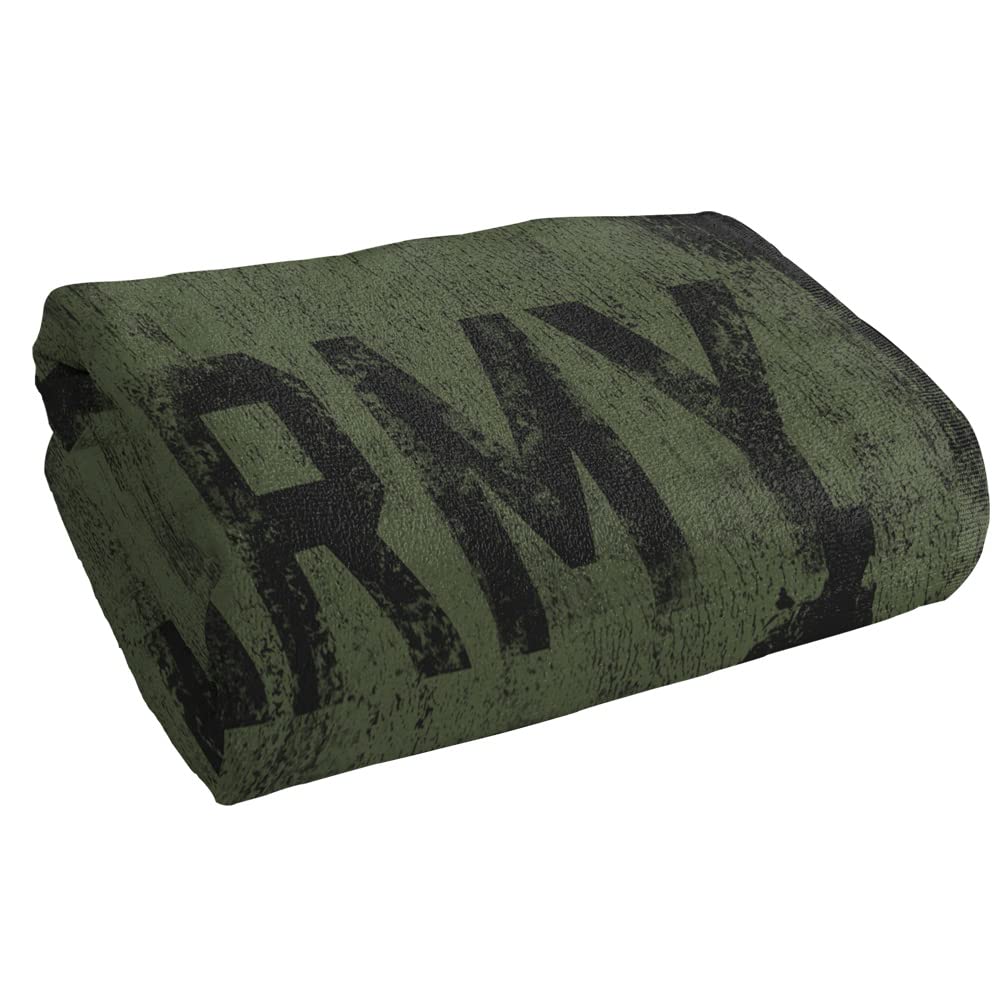 LOGOVISION Army Beach Towel 30x60 - Quick Dry Sand Towel for Pool & Beach