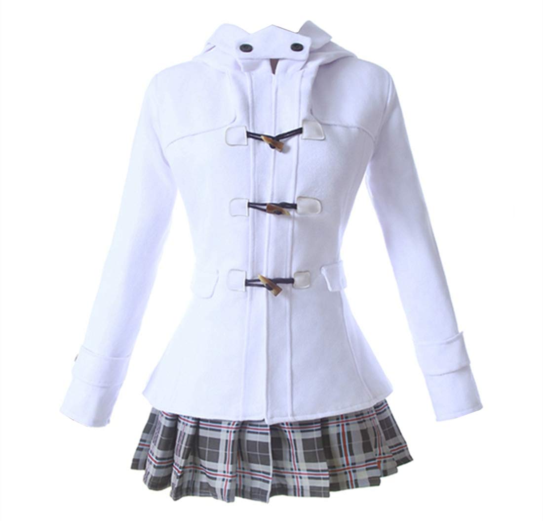 Fate Grand Order Mash Kyrielight Cosplay Costume - FGO Mash Kyrielight Winter Outfit Halloween Cosplay Full Set for Anime Conventions & Themed Parties