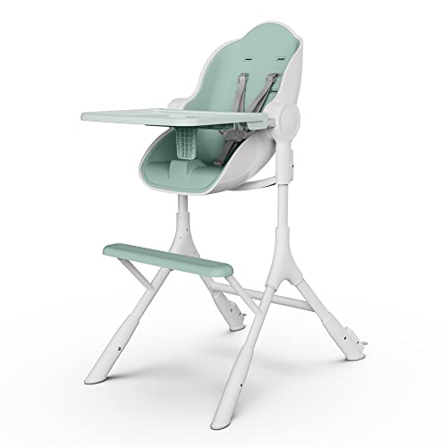 Oribel Cocoon Z High Chair & Recliner - Adjustable Baby Feeding Chair with Easy-Clean Design for Infants & Toddlers (Avocado Green) | Perfect for Dining, Playtime & Relaxation at Home