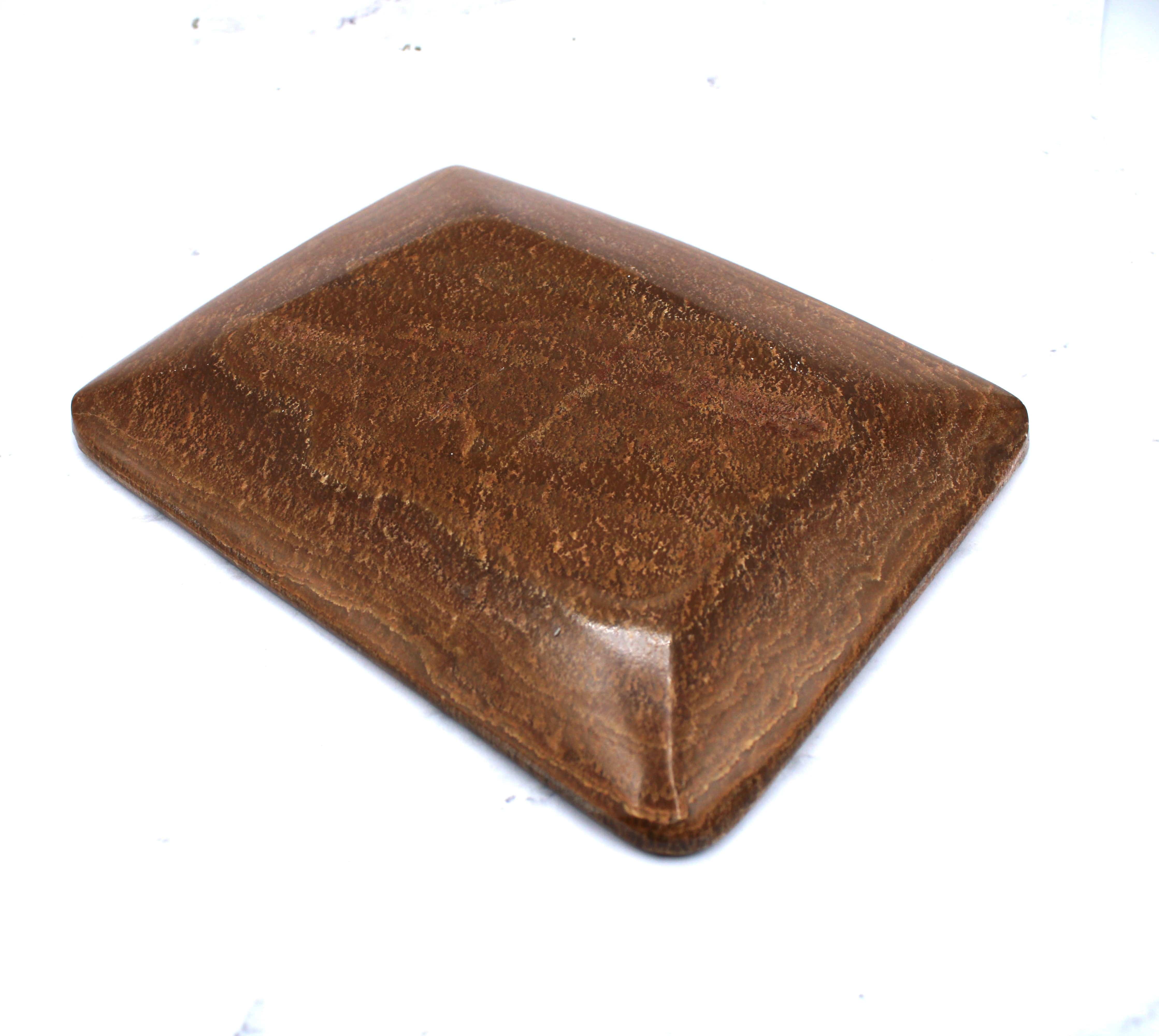 Premium Aragonite Dish - Natural Calcium Carbonate Serving Platter for Sushi, Desserts & Appetizers | Elegant Dining & Home Decor