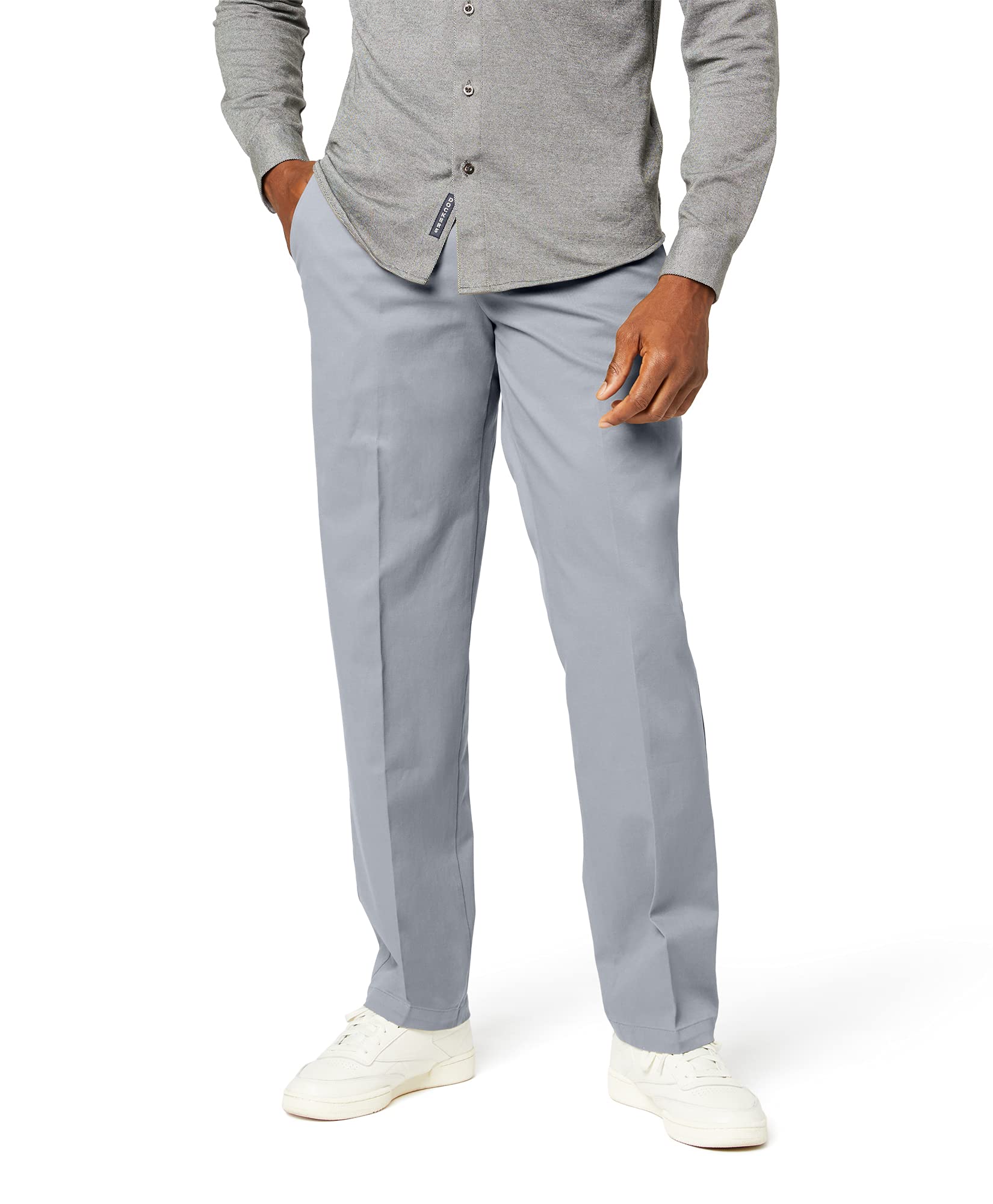 Dockers Men's Classic Fit Workday Khaki Smart 360 FLEX Pants for Business Casual & Office Wear - Comfortable Stretch Dress Pants for Men (Standard & Big & Tall Sizes) - Perfect for Work, Meetings & Professional Occasions