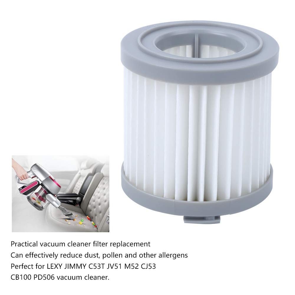2.5x2.5x2.5in Vacuum Cleaner Replacement Filter - Easy to Install HEPA Filter for Home & Office Use - Perfect for Dust, Pet Hair and Allergen Removal