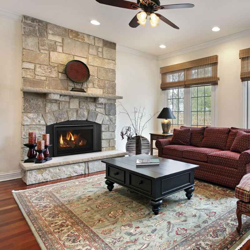 Majestic RUBY35 Direct Vent Gas Fireplace Insert - 35,000 BTU, Efficient Heating for Living Rooms & Bedrooms | Cozy & Stylish Home Heating Solution