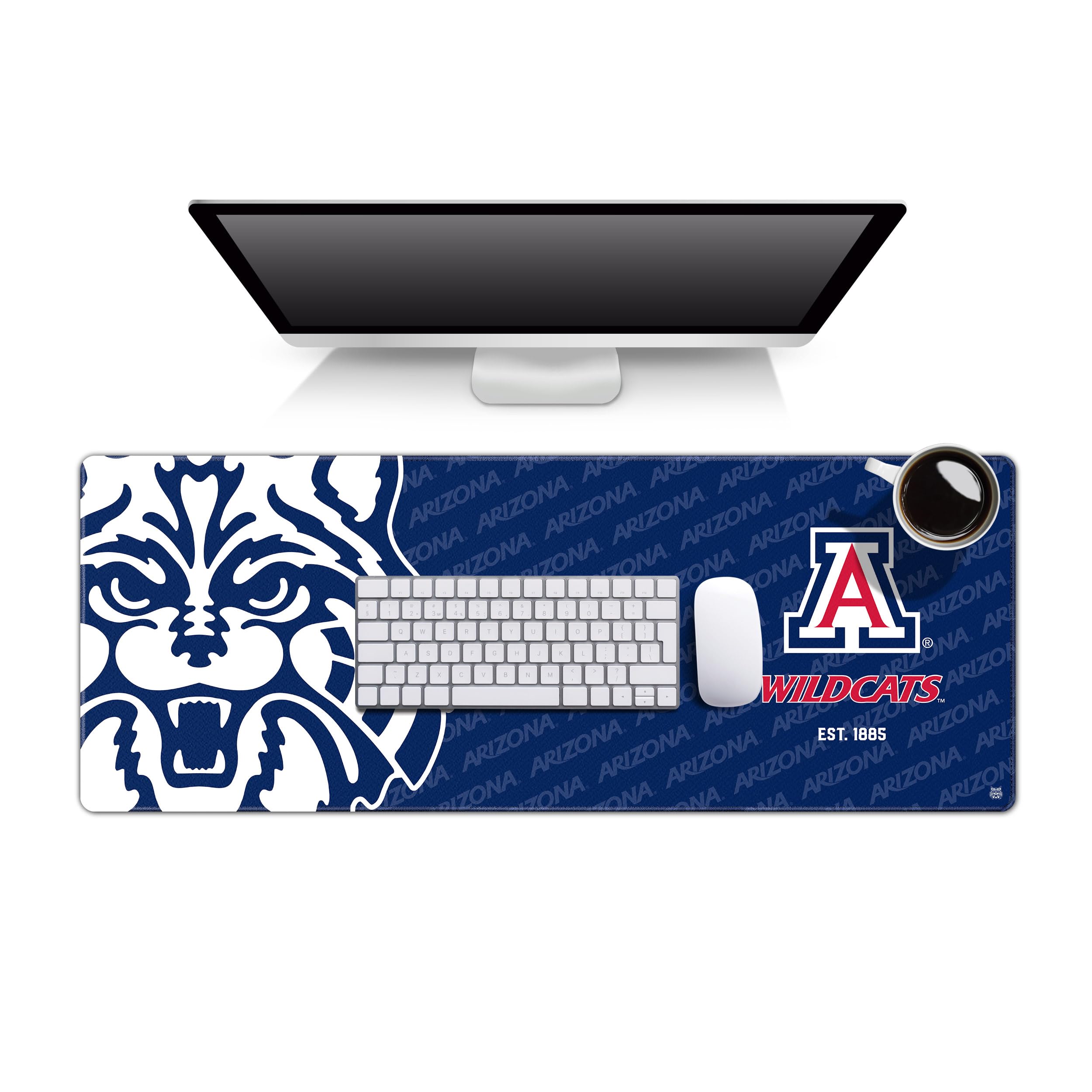 Arizona Wildcats NCAA Logo Series Desk Pad - Non-Slip Mouse Pad with Vibrant Team Colors - Perfect for Office, Gaming & Home Workspace Decor