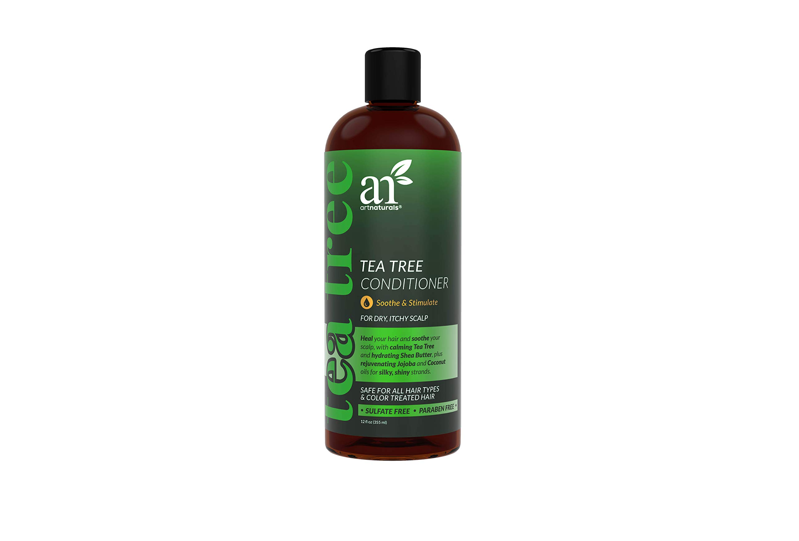 Artnaturals Tea Tree Conditioner for Dry & Itchy Scalp - 12 fl oz (355 ml) | Hydrating Scalp Treatment for Dandruff & Flakes - Perfect for Daily Hair Care & Scalp Relief