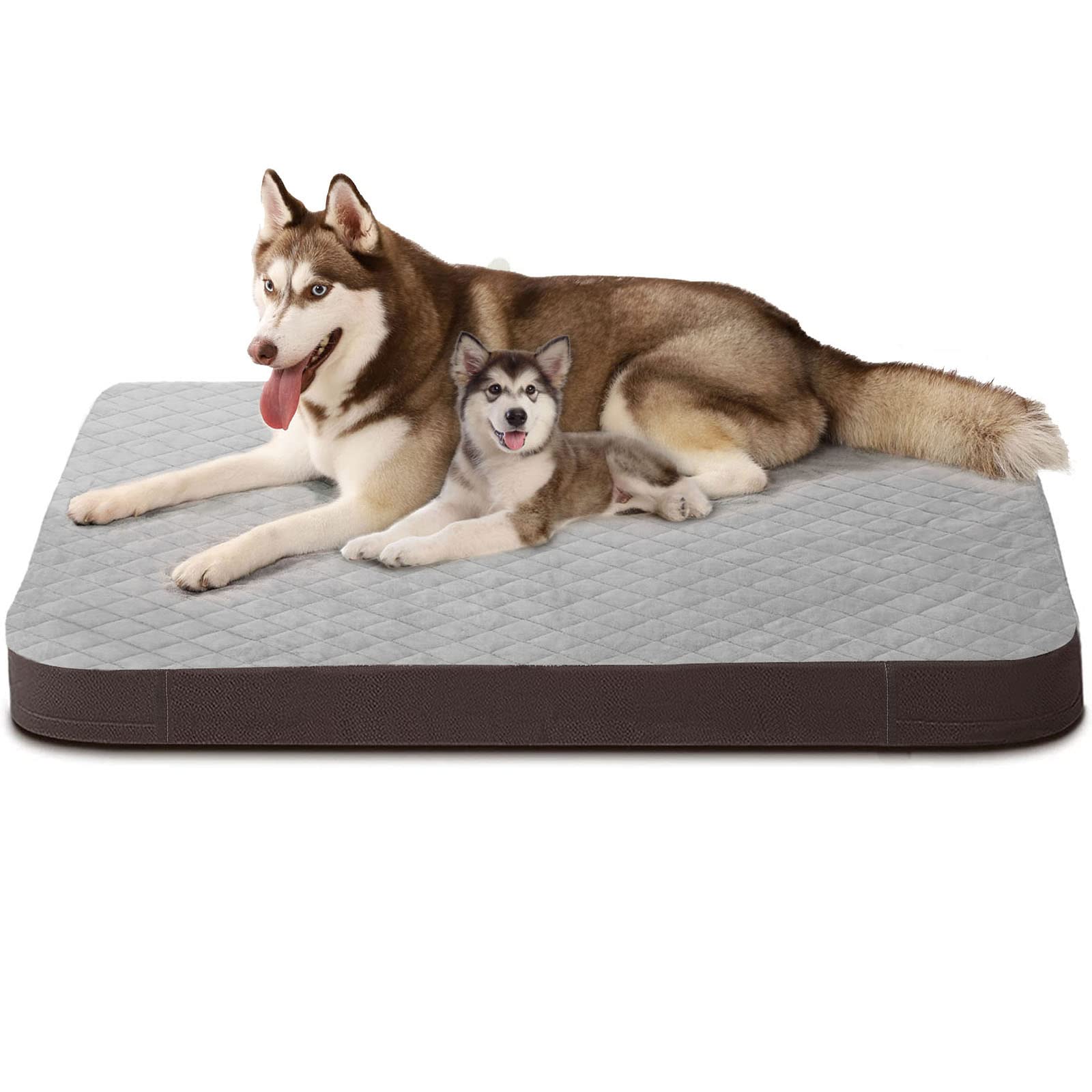 JoicyCo Orthopedic Dog Bed - Extra Large, Soft & Supportive Pet Bed for Large & Medium Dogs, Non-Slip, Scratch-Resistant, Washable Removable Cover - Perfect for Living Room, Bedroom & Kennel Comfort
