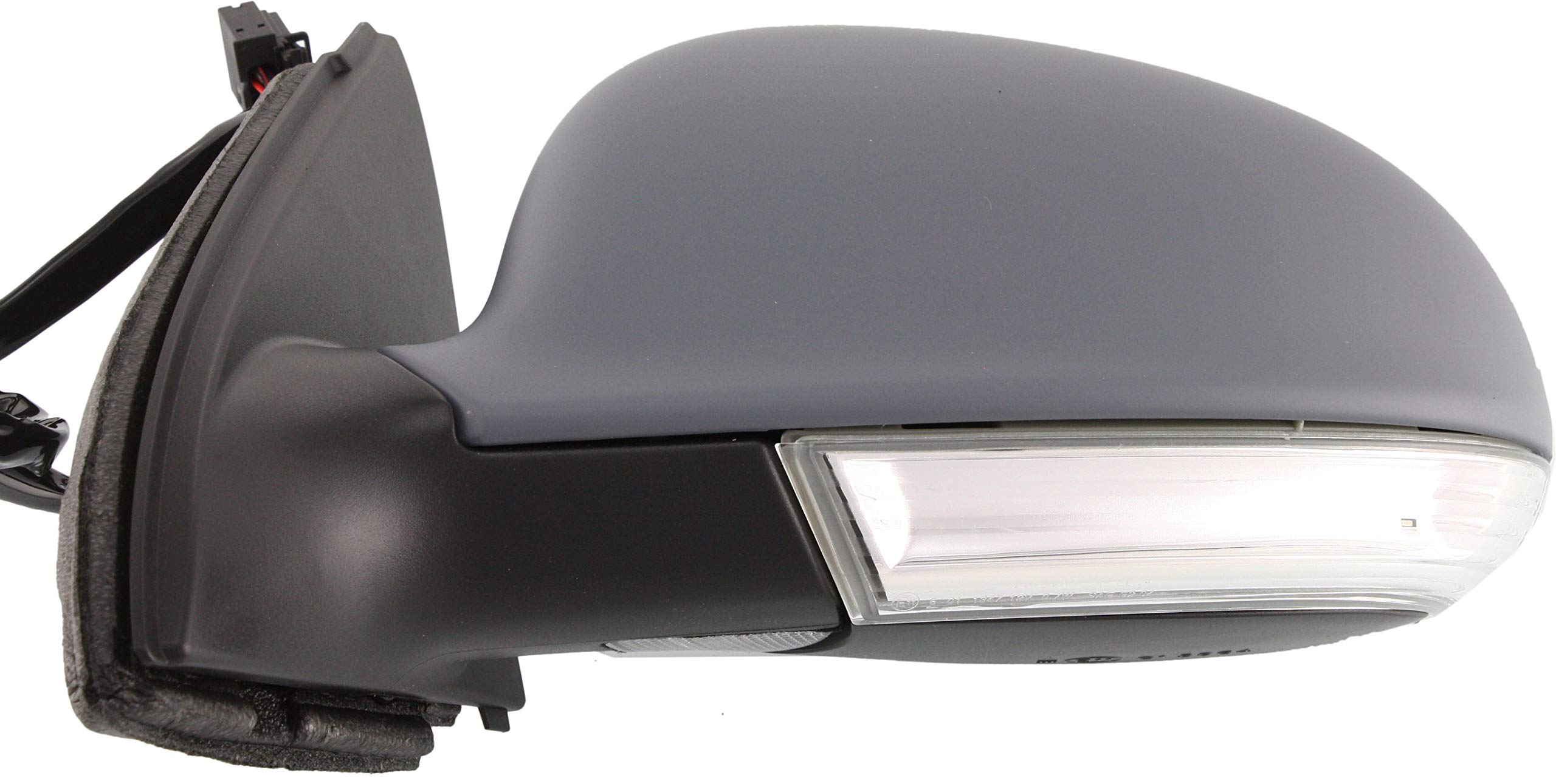 Power Heated Side Mirrors with Turn Signal & Puddle Light for 2005-2010 Volkswagen Jetta 5th Gen Sedan - Driver & Passenger Replacement - Perfect for Winter Driving & Night Visibility