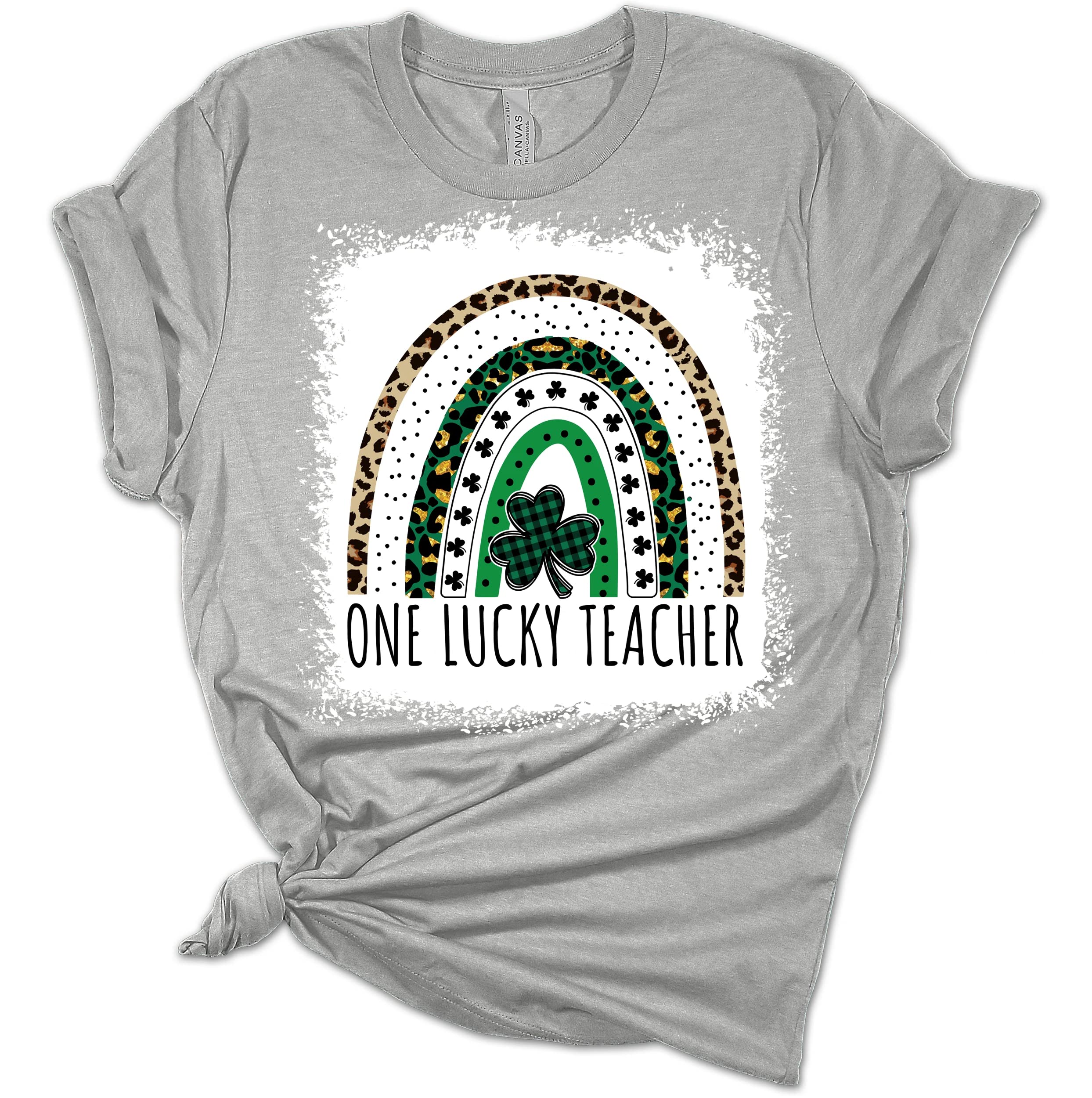 One Lucky Teacher St. Patrick's Day T-Shirt - Funny Irish Teacher Apparel for March 17th - Perfect for Classroom, School Events & St. Paddy's Day Celebrations
