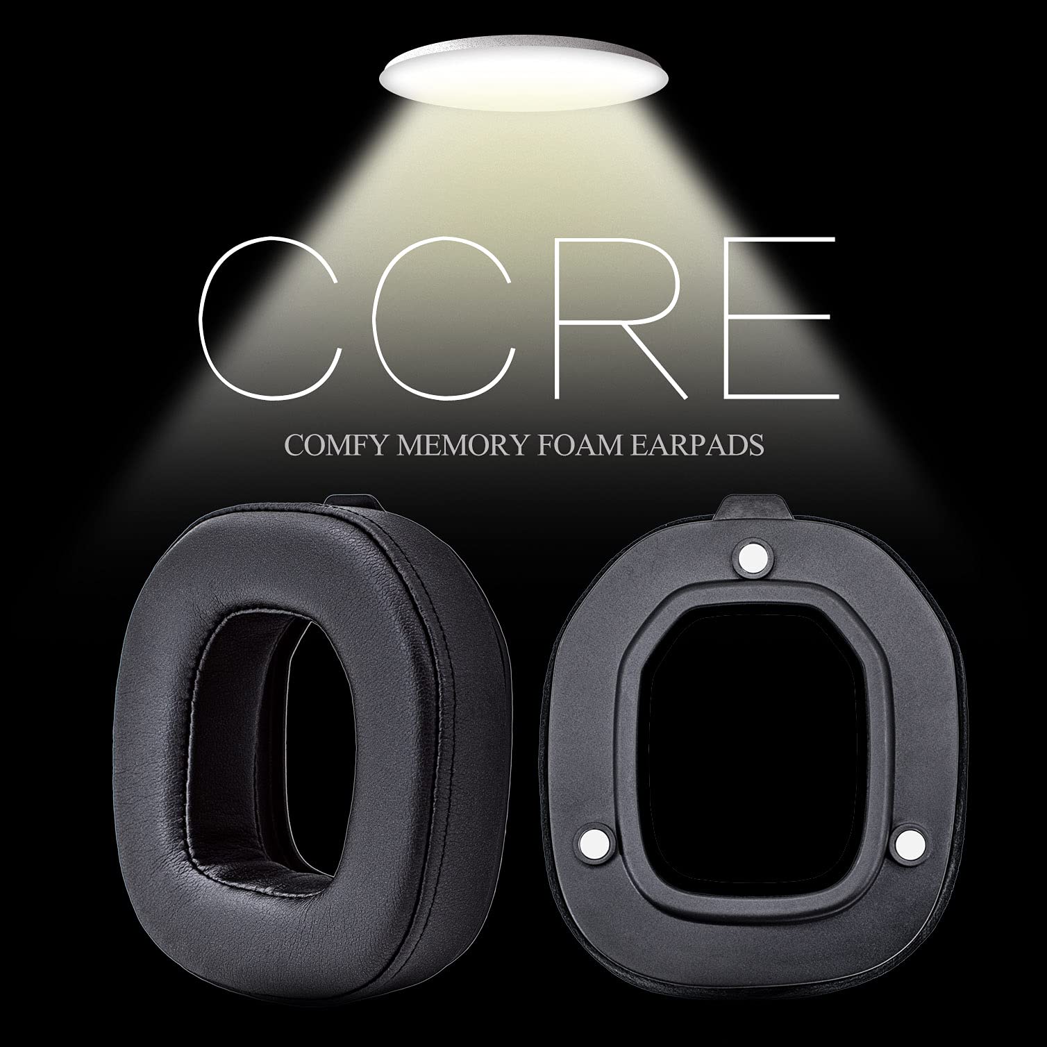 CCRE Replacement Earpads for Astro A50 GEN4 Headset - Premium Mod Kit Ear Cushions & Cups (Black) - Perfect for Gaming, Streaming & Long Wear Comfort