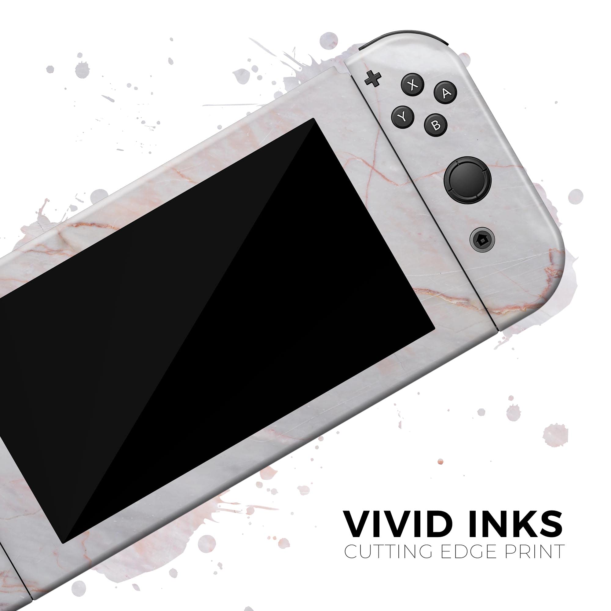 Nintendo Switch Dock Skin Decal - Scratch-Resistant Removable Vinyl Wrap Cover - Slate Marble Design - Protective Cover for Gaming Setup & Home Decor