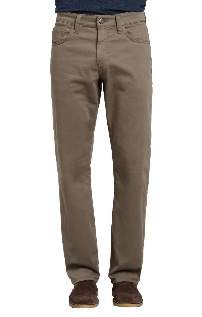 Mavi Matt Classic Men's Straight Leg Work Pants - Mid-Rise Relaxed Fit Comfortable Office & Casual Trousers for Everyday Wear & Business Attire