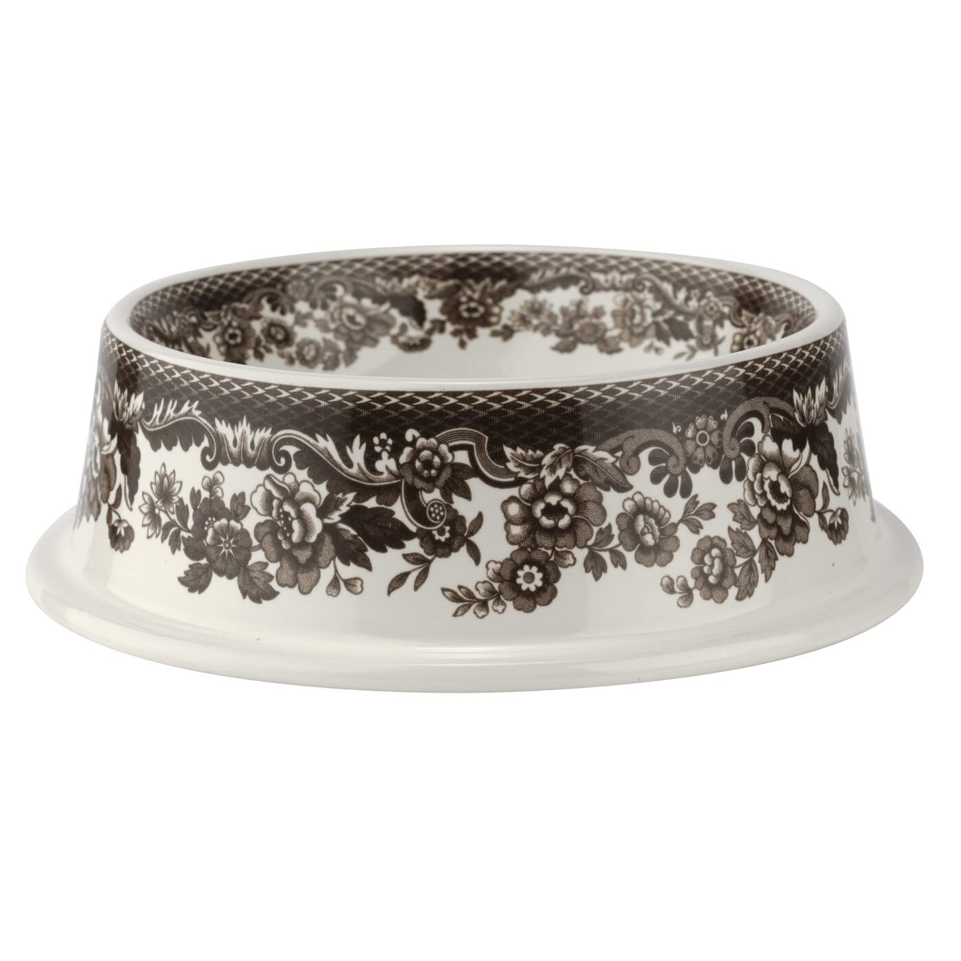 Spode Delamere 7-Inch Stoneware Pet Bowl - Durable Dog & Cat Food and Water Dish - Dishwasher Safe - Perfect for Daily Feeding, Travel, or Outdoor Use