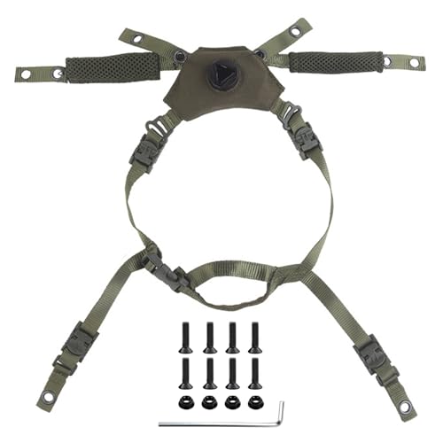 Helmet strap-green