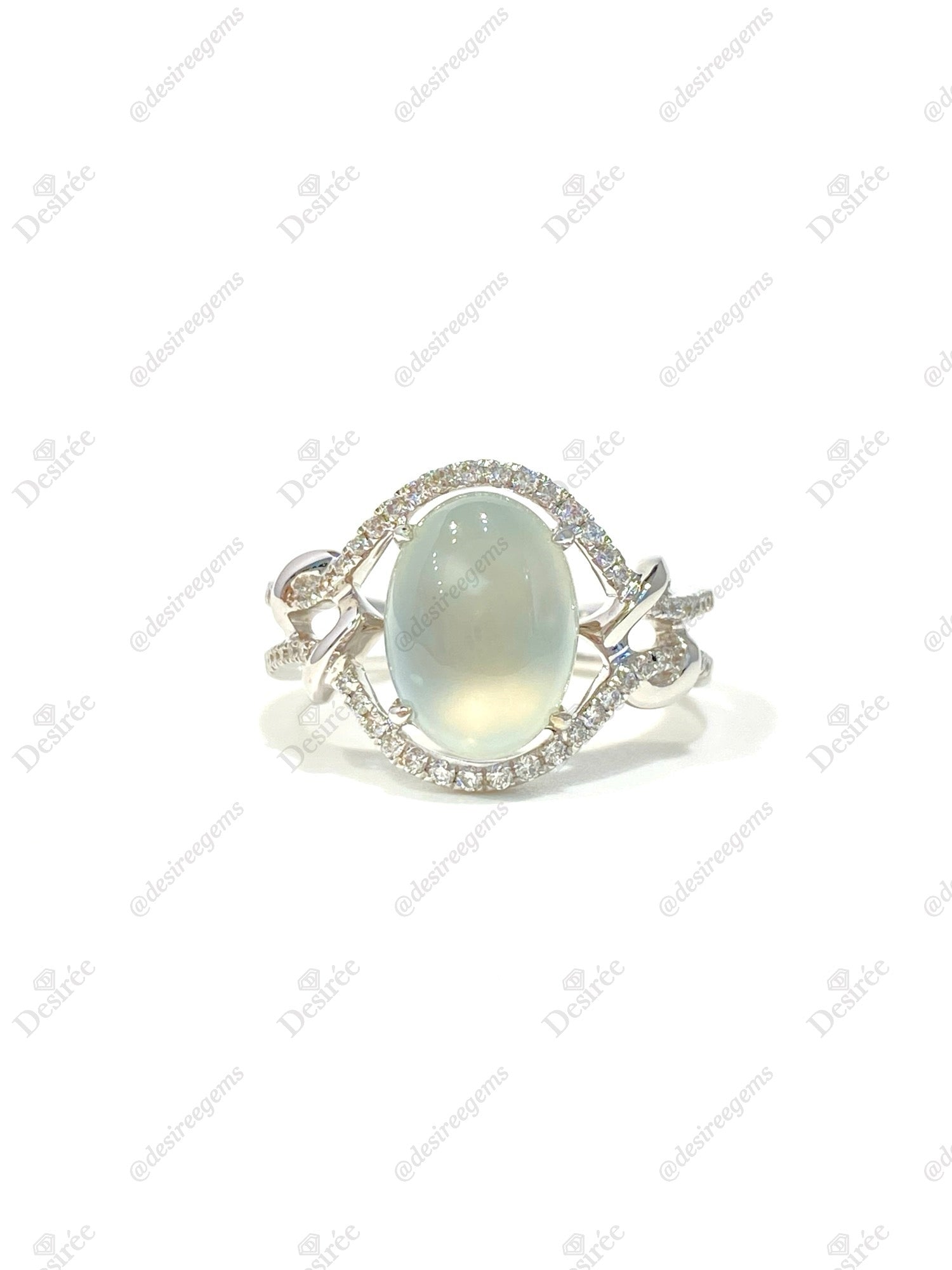 Natural Type A Icy Jadeite Ring - Genuine Jade Stone Jewelry for Women, Elegant Green Gemstone Ring for Everyday Wear or Special Occasions