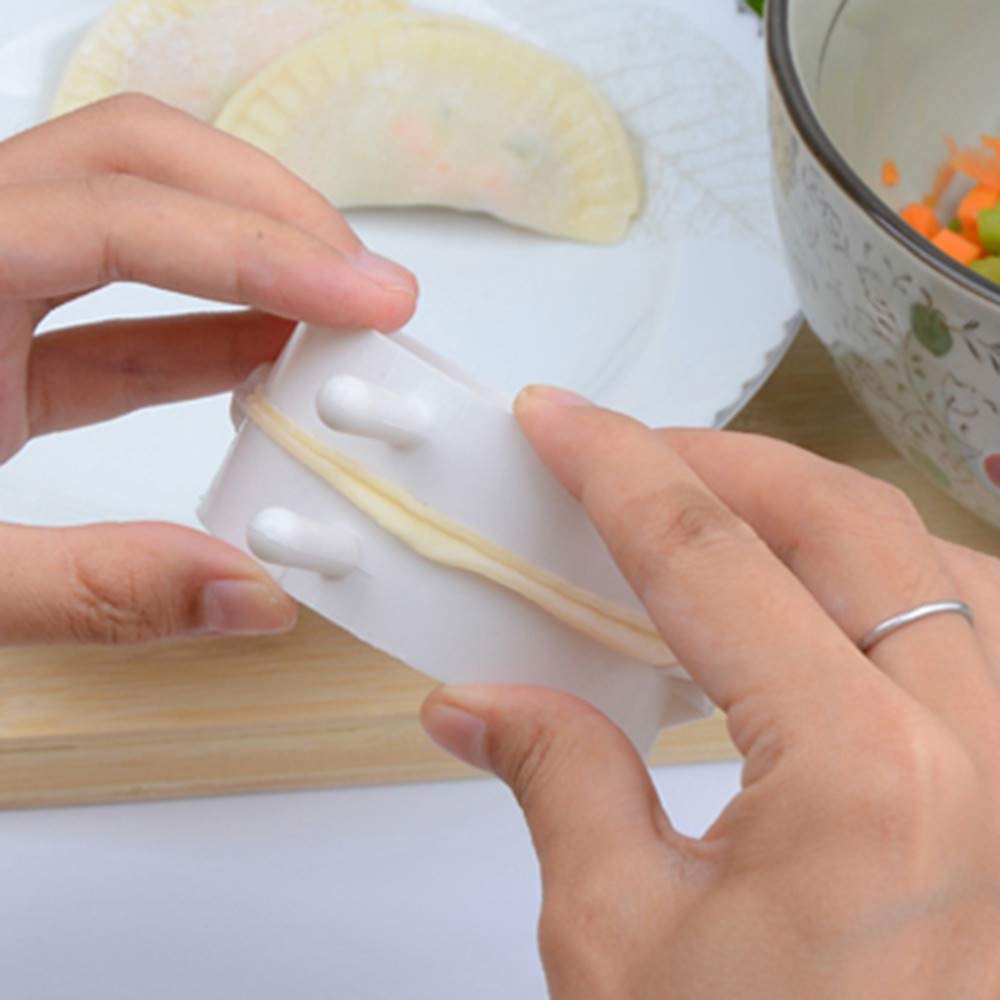 3-Piece Dumpling Mold Set for Pierogi, Turnover, Ravioli & Empanada - Dough Press & Pastry Maker for Homemade Dumplings - Perfect for Kitchen, Party Snacks & Meal Prep