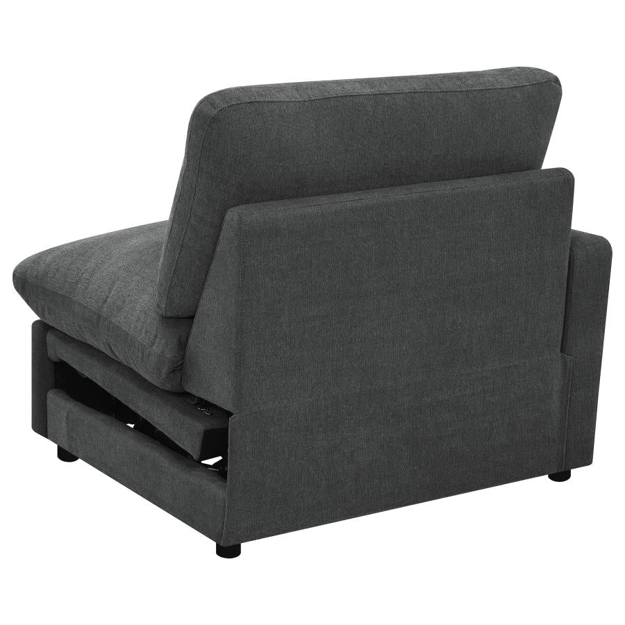 Colleen RAF Recliner Chair - Modern Comfortable PU Leather Living Room Reclining Chair with Footrest - Perfect for Relaxing, Watching TV, and Napping in Your Home Theater or Living Space