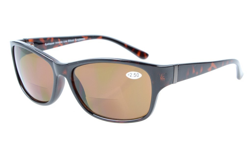 Eyekepper Bifocal Reading Sunglasses for Men - UV Protection Polarized Glasses for Outdoor Reading & Driving