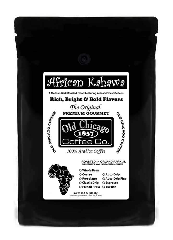 10-Pack Premium African Blend Coffee Bags - Single Serve Coffee Pods for Keurig & Nespresso - Rich & Bold Flavors for Home, Office & Gifting