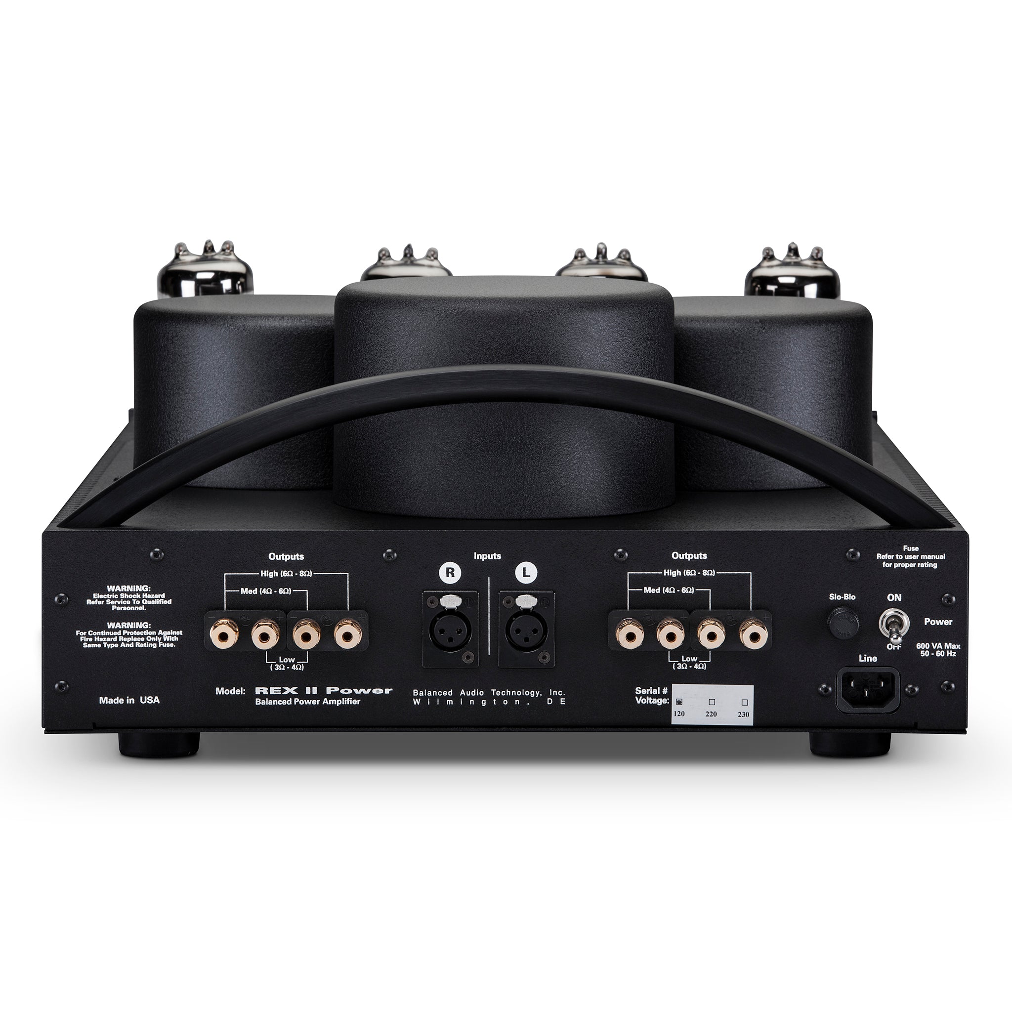 Balanced Audio Technology REX II Monoblock Power Amplifiers - High-End Audio Equipment for Audiophiles | Perfect for Home Theater & Studio Sound Systems
