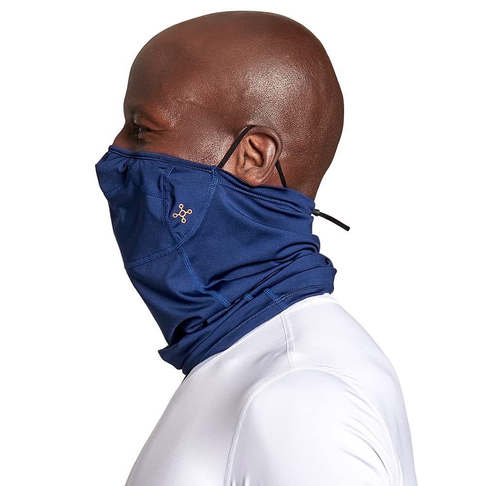 Tommie Copper Infused Face Mask Gaiter - Adjustable with Nose Wire & Rear Cinch - Built-in Face Cover for Outdoor Activities, Hiking & Travel - Breathable Copper Technology for Comfort & Protection