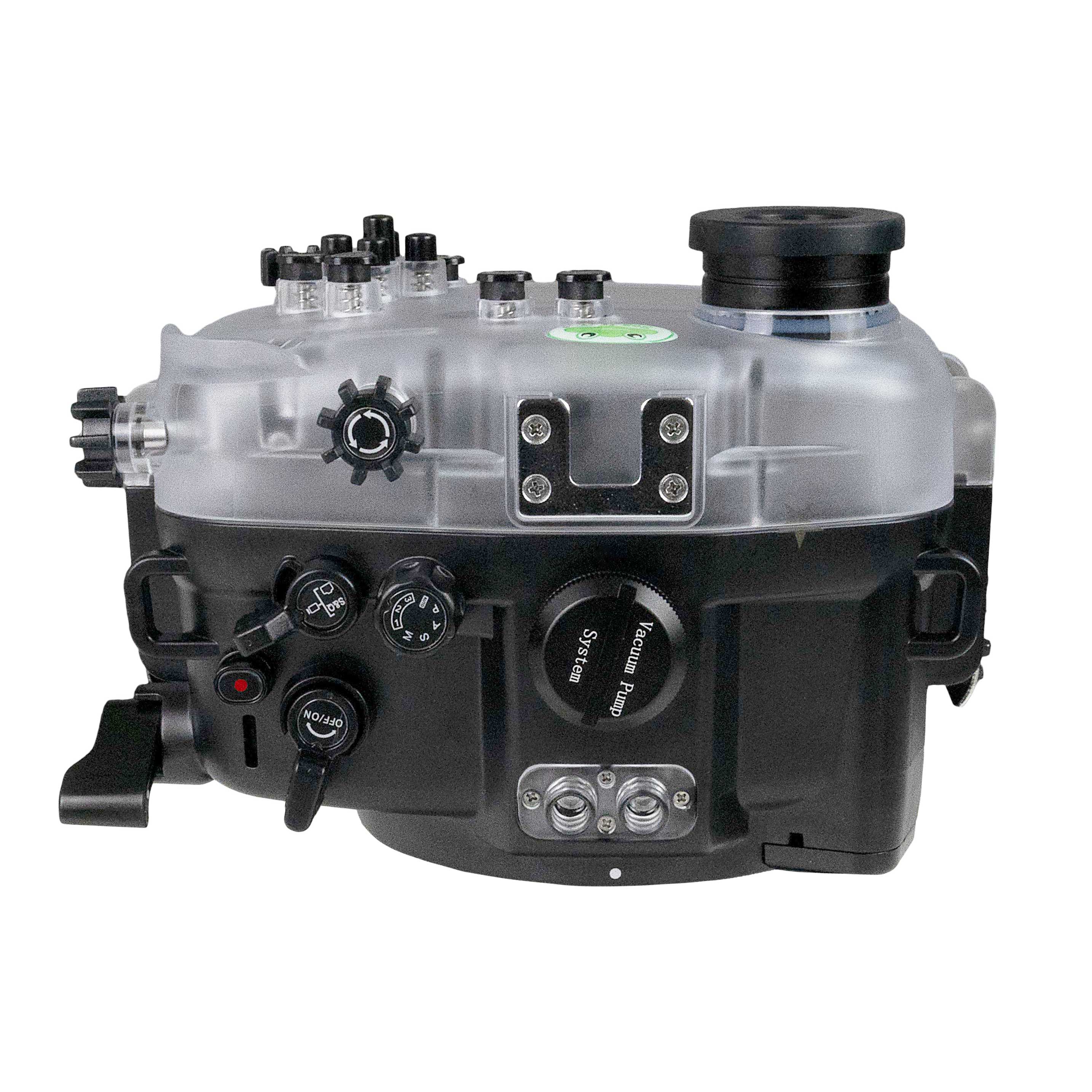Sea Frogs Sony A7C II/A7CR Underwater Housing - 40M/130FT Depth Rating with 6 Optical Glass Dome Port (Version 7) for Professional Underwater Photography & Videography