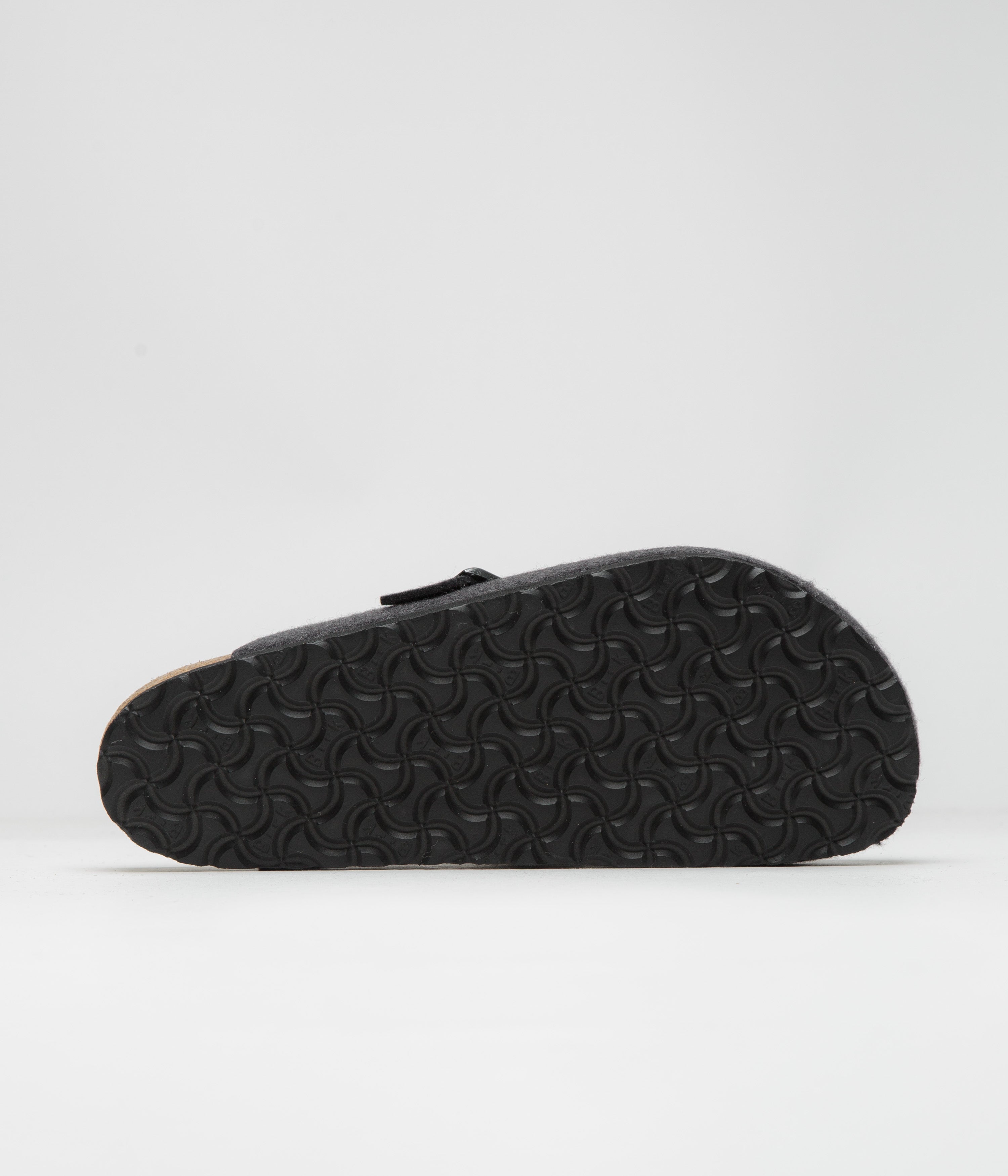 Birkenstock Boston Wool Sandals for Men & Women - Comfortable Clogs with Soft Wool Lining - Anthracite Grey - Perfect for Home, Office & Casual Wear