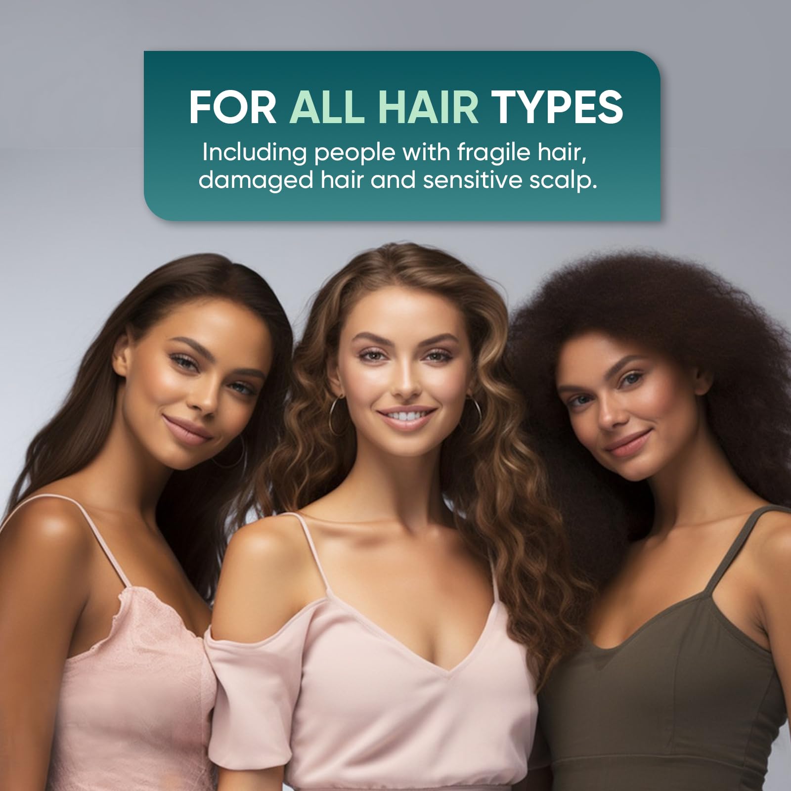 Best Coffee Hair Dye Shampoo for Color & Repair - Natural Hair Growth Treatment for Damaged Hair - Perfect for Home Use & Salon Styling
