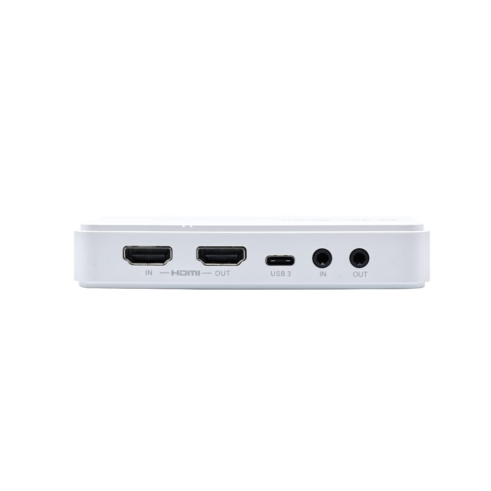 AVerMedia GC551G2 Live Gamer Extreme 3 White - 4K Capture Card for Streaming, 1440p120 Video Capture Device for PS5, Xbox Series X/S, Nintendo Switch, PC | Compatible with Twitch, OBS, Windows & Mac | Perfect for Game Streaming, Live Broadcasts & Content Creation