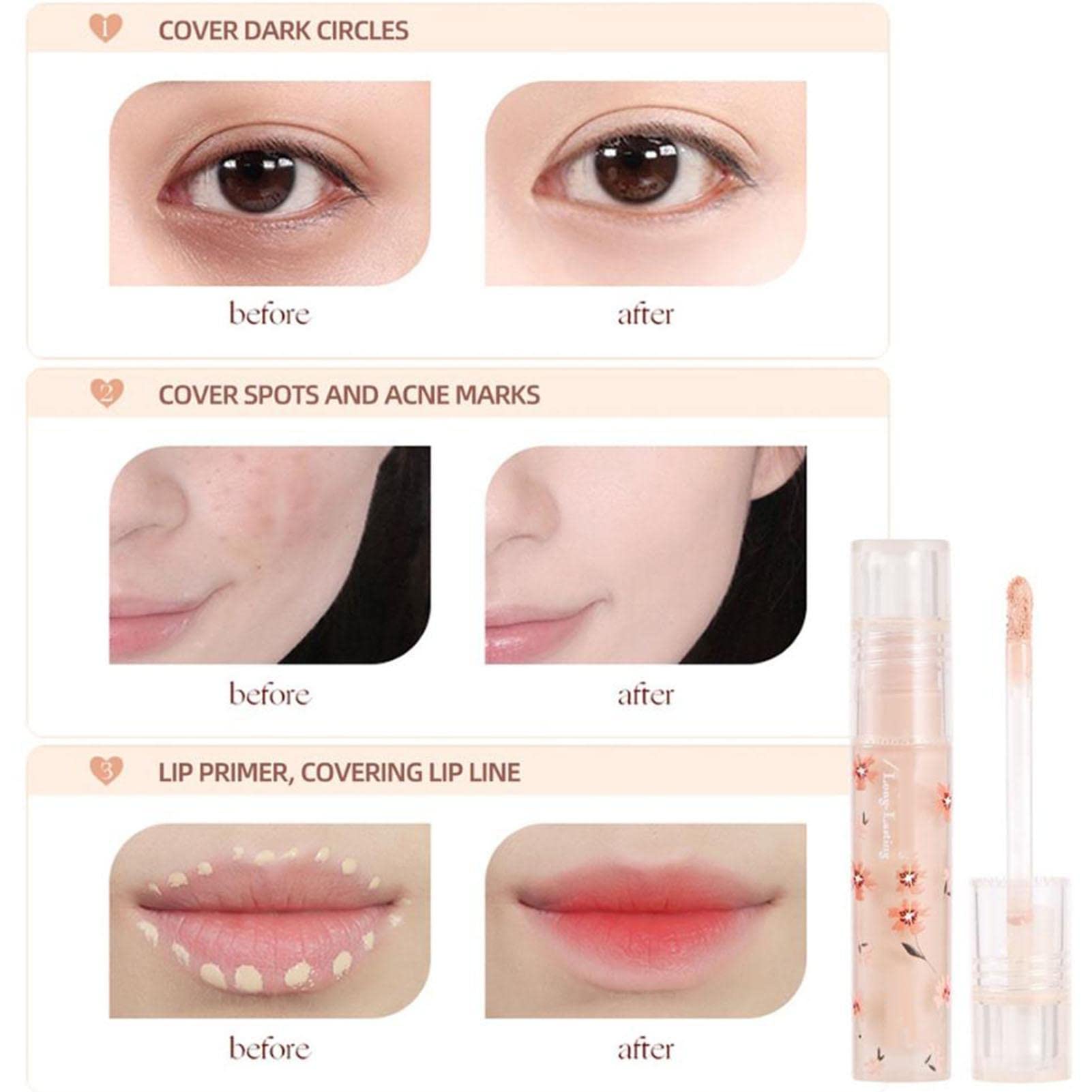 Korean 8-Piece Makeup Kit - Velvet Lipstick, Eyeshadow & More for Women | Perfect for Beginners & Pros