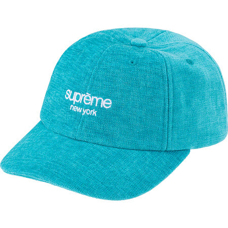Supreme Chenille 6-Panel Blue Baseball Cap - Stylish & Comfortable Unisex Hat for Streetwear, Sports & Outdoor Activities