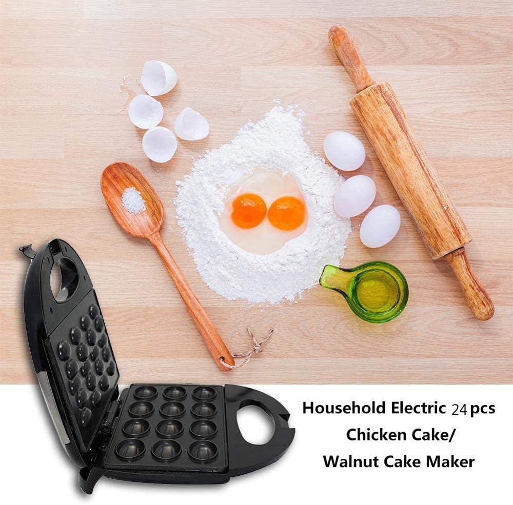 Zaizai Electric Walnut Cake Maker - Automatic Mini Nut Waffle Bread Machine, Sandwich Iron Toaster for Baking Breakfast, Perfect for Home, Office & Camping Use