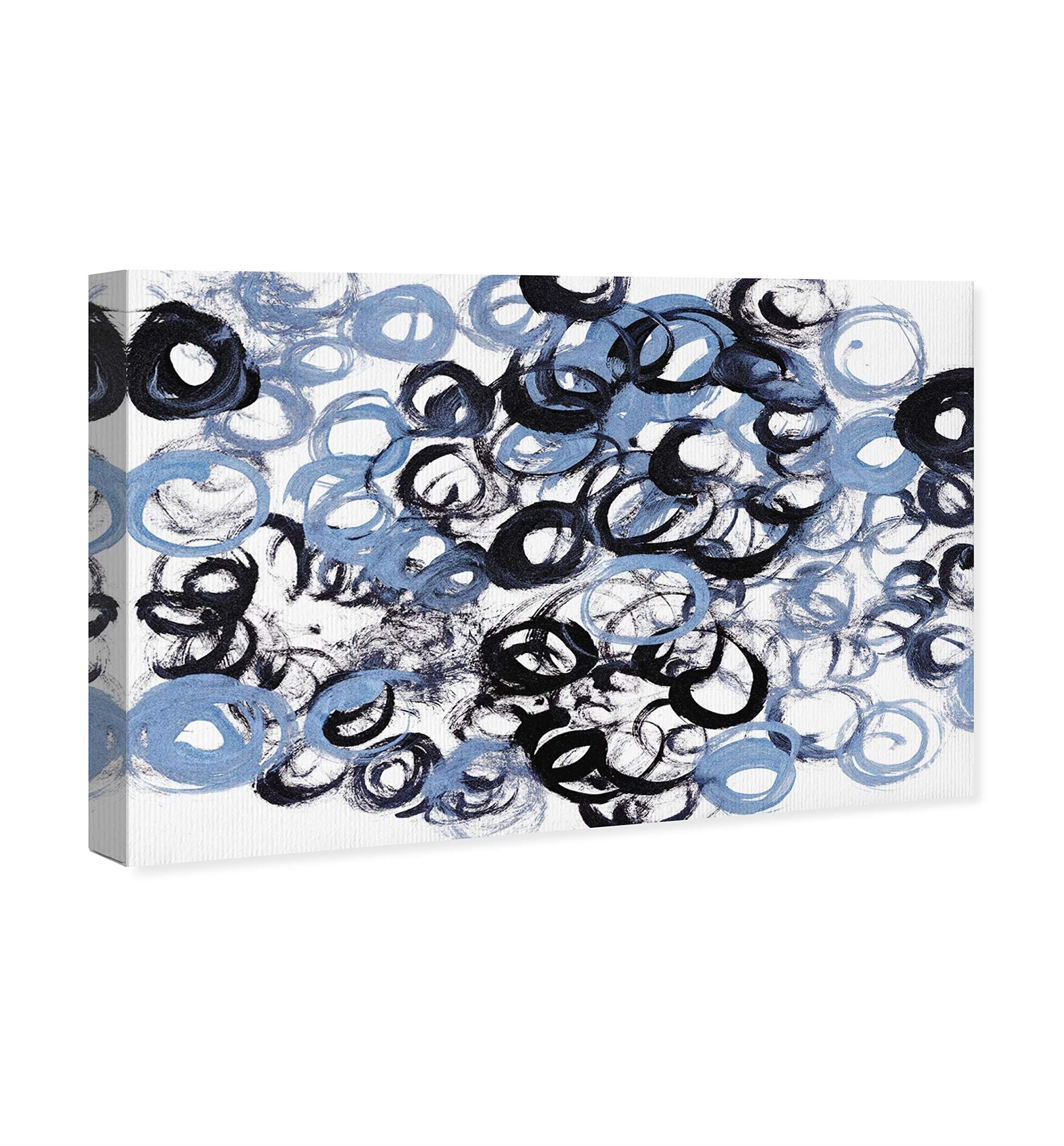 Abstract Wall Art Canvas Prints 'Circles of Wander' - 24