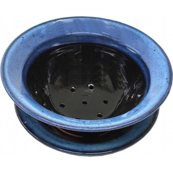 Always Azul Berry Bowl with Tray - Assorted Designs for Fresh Fruits, Snacks & Desserts | Perfect for Kitchen, Dining Table & Party Serving