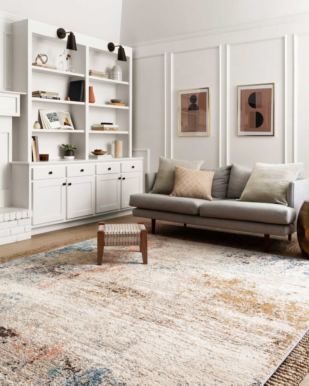 Alchemy Ivory Multi Rug - Soft Bohemian Area Rug for Living Room, Bedroom, Dining Room - Perfect for Home Decor & Cozy Spaces