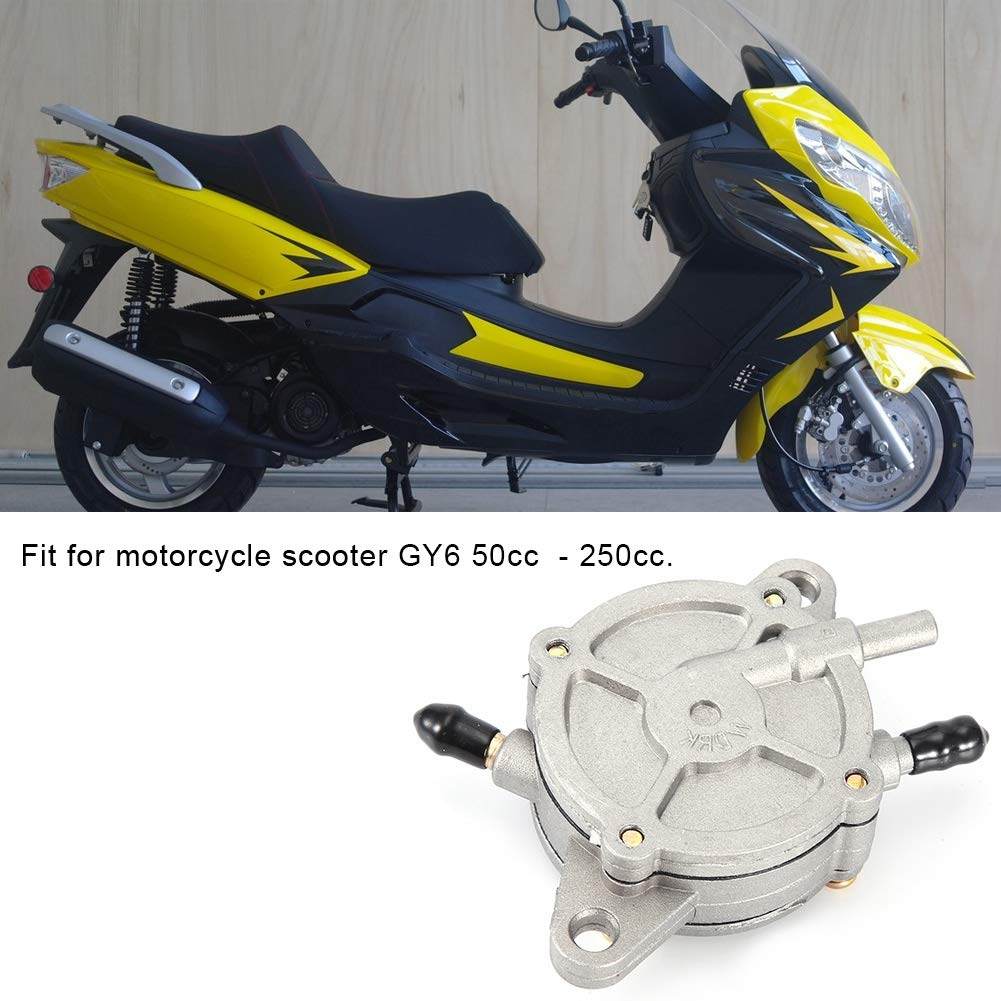 Aramox Vacuum Fuel Pump for Motorcycle & Scooter - Compatible with GY6 50cc to 250cc Engines - High Performance Fuel Range Extender Pump - Perfect for Off-Road, Commuting & Long Distance Riding