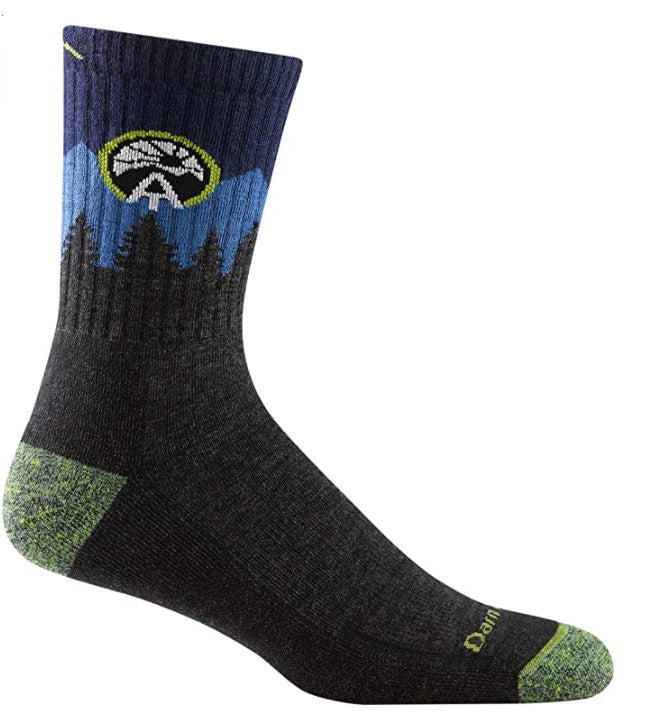 ATC Micro Crew Midweight Hiking Socks for Men & Women - Moisture Wicking, Cushioned Support for Outdoor Adventures, Trail Running & Backpacking