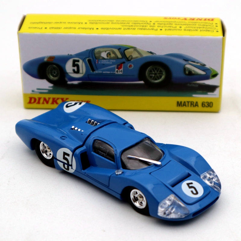 1:43 Scale Atlas Dinky Toys 1425E Blue MATRA 630 Alloy #5 Diecast Model Car - Vintage Collectible Vehicle for Display & Gift (Perfect for Car Enthusiasts, Model Collectors, and Home/Office Decoration)