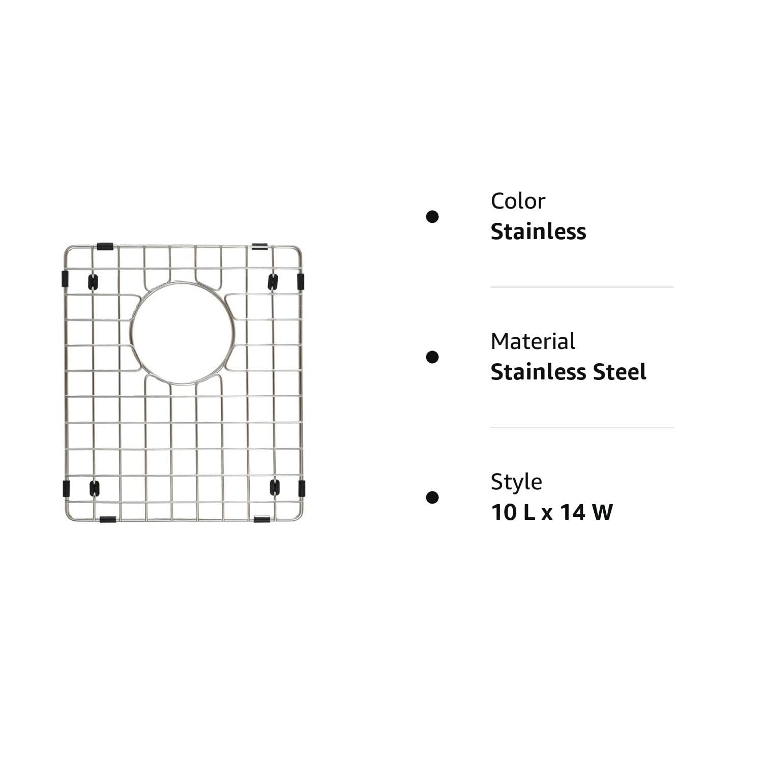 Stainless Steel Kitchen Sink Bottom Grid Protector - 10