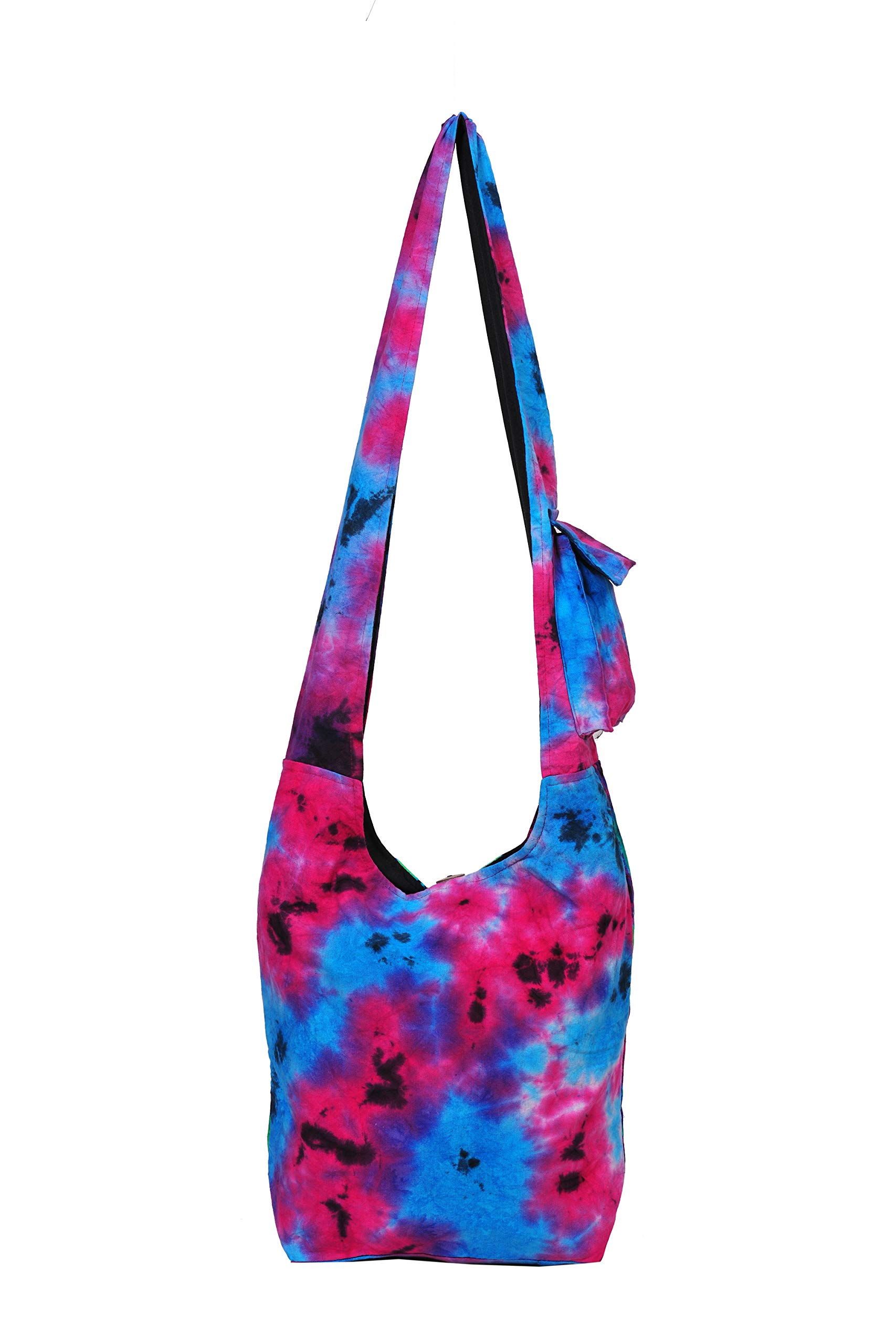 THE COLLECTION ROYAL Women's Graphic Crossbody Bag - Bohemian Hippie Cloth Purse for Everyday Use, Travel & Festival Outfits
