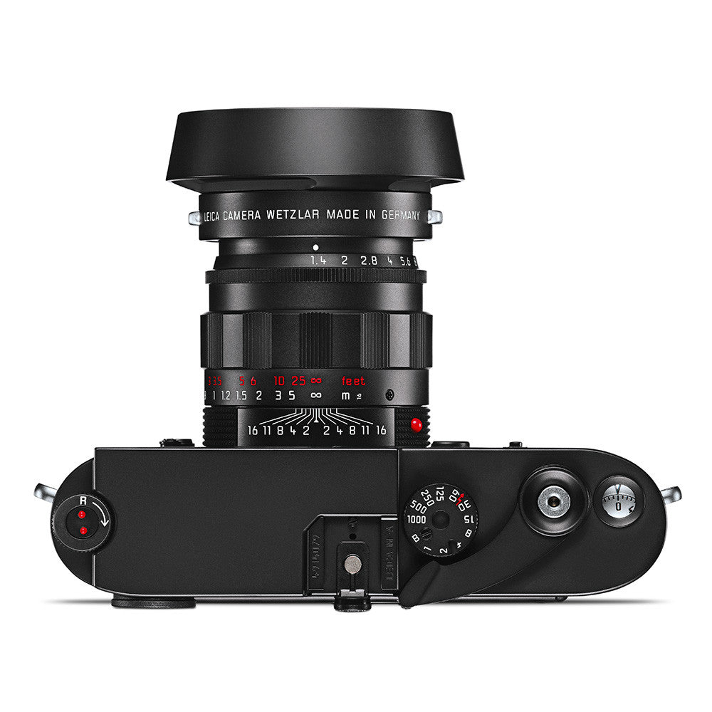 Leica Summilux M 50mm f/1.4 ASPH Black Chrome Finish Lens - Premium Fast Aperture for Low Light & Portrait Photography | Compatible with Leica M Cameras