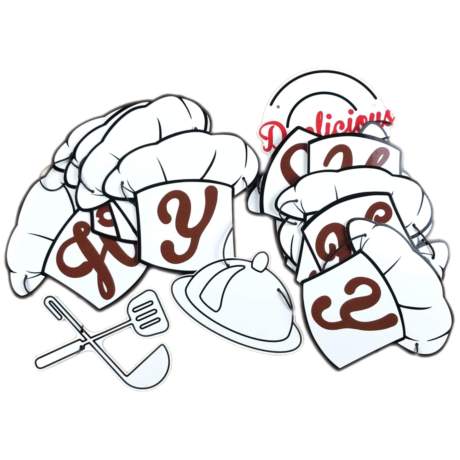 Little Chef Birthday Banner Set - Kids & Adults Cooking Theme Party Decorations for Baker, Chef Cap & Baby Shower Celebrations | Perfect for Kitchen-Themed Birthday Parties and Culinary Events