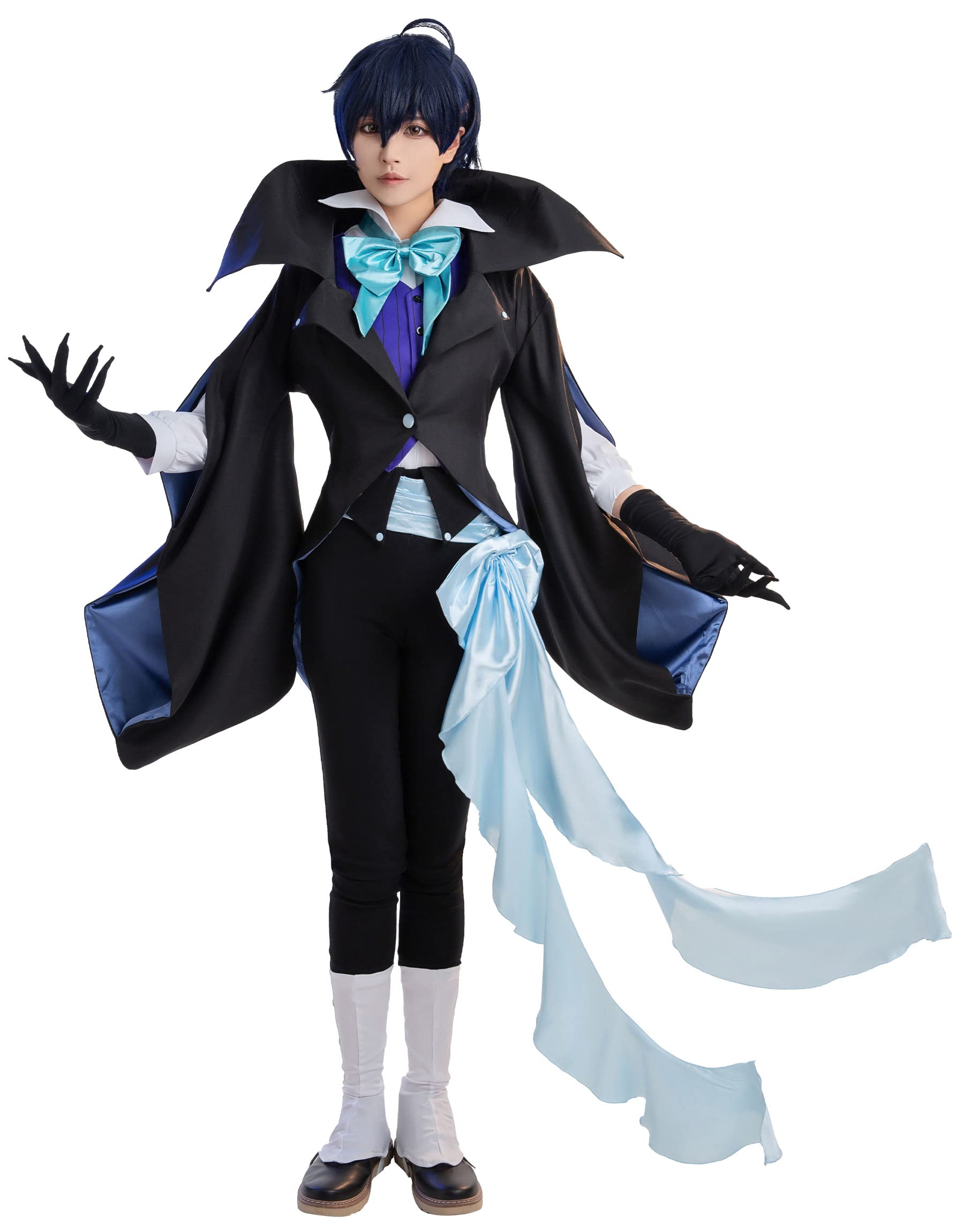 Haikyuu Unisex Adult Anime Cosplay Costume - Japanese Steampunk Dark Style Black Outfit for Comic Con, Anime Party & Halloween Cosplay Events | Perfect for Conventions, Themed Parties & Cosplay Photography