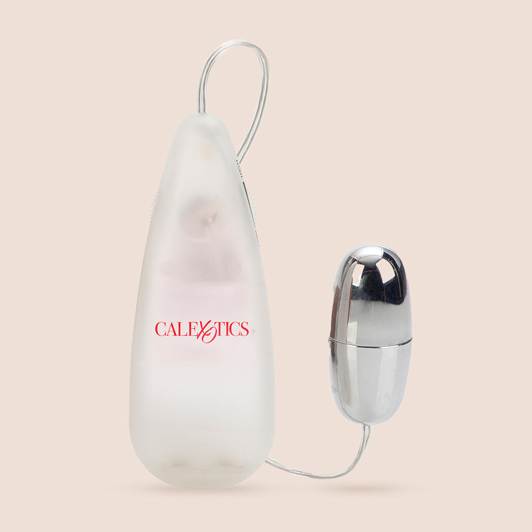 CalExotics P—ssy Pleaser™ Clit Stimulator with Wired Remote Control - Powerful Clitoral Vibrator for Solo Play & Couples Use