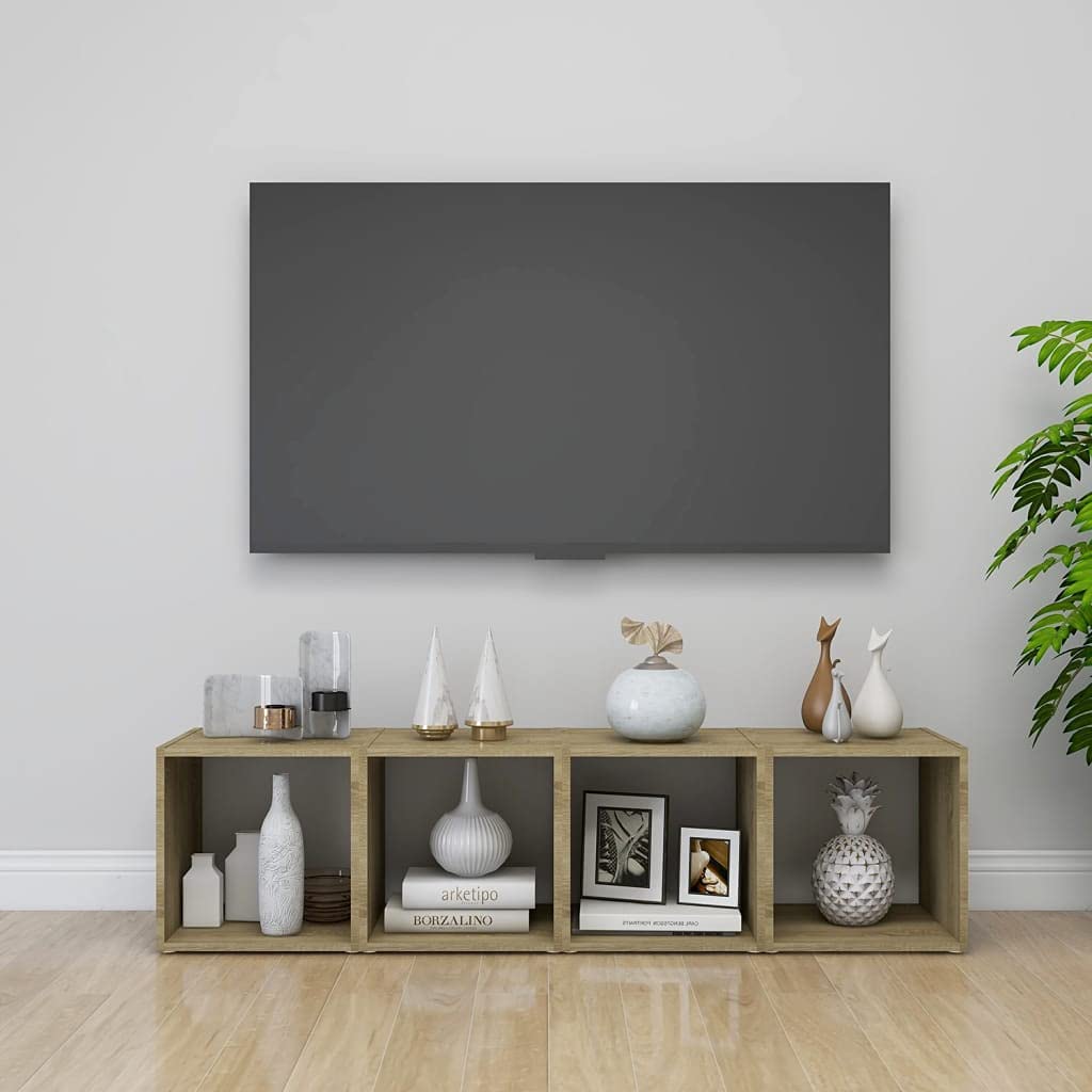 Modern TV Stand Media Console with Storage - 14.6