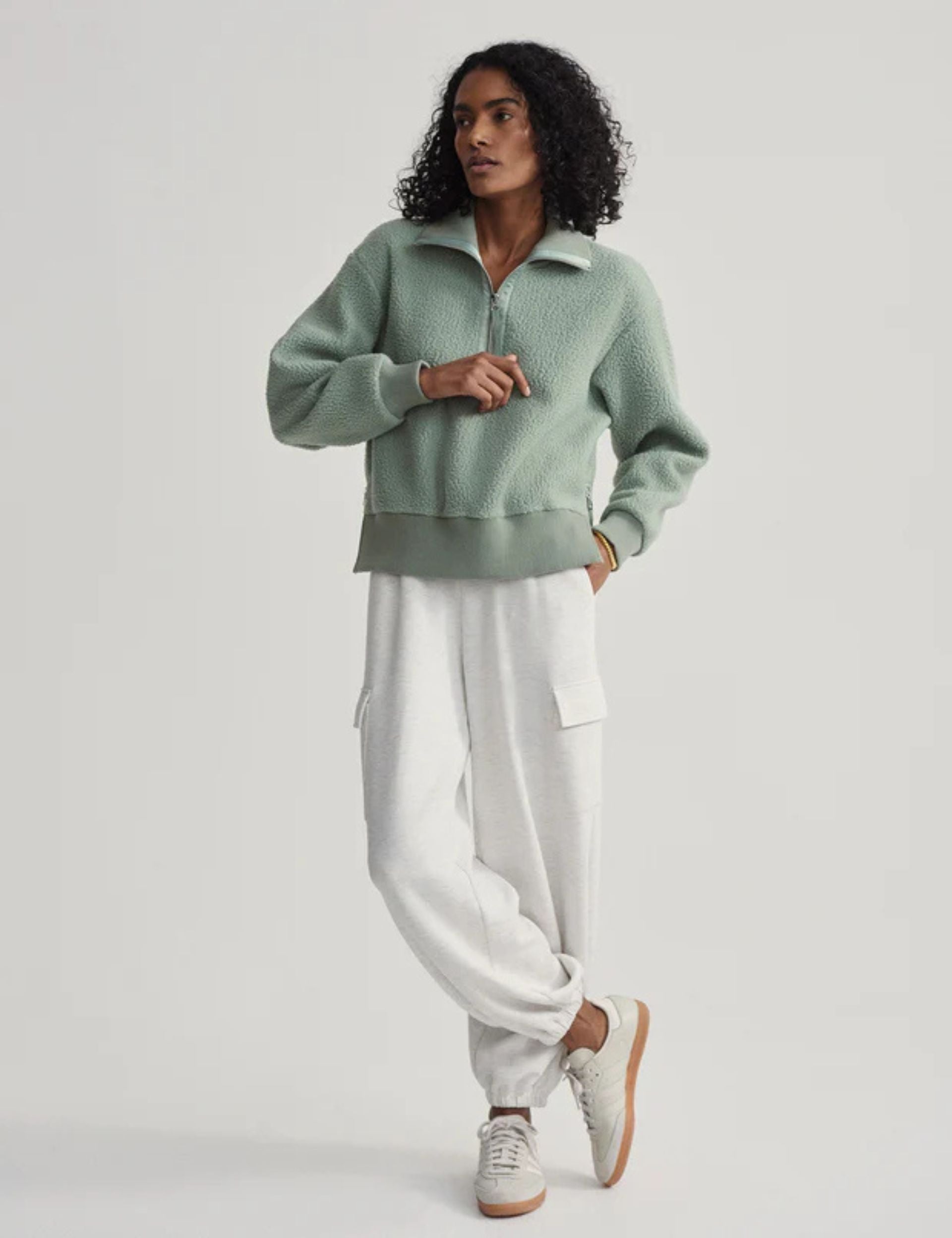 Roselle Half Zip Fleece Pullover - Soft & Warm Women's Fleece Jacket for Outdoor Activities & Casual Wear | Perfect for Hiking, Camping & Fall Layering