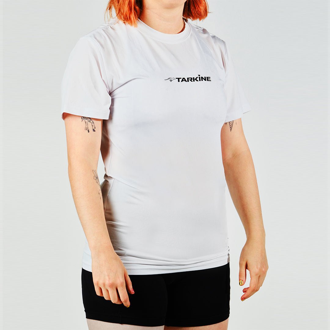 Eco-Friendly Women's Tarkine Ultra Running T-Shirt - Lightweight Moisture-Wicking Workout Top for Trail Running & Gym Training